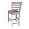 International Concepts Cosmo Counter Height Stool, 24" Seat Height, Washed Gray Taupe S09-3102 - alternate 7